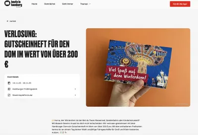 Gewinnspiel: Heute in Hamburg – Gutscheinheft für den Winterdom im Wert von über 200 €